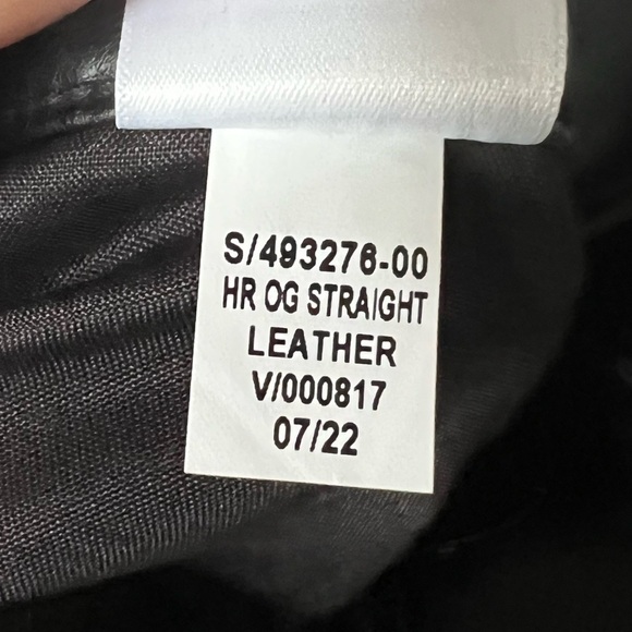 OLD NAVY NWOT Black High-Waisted OG Straight Leg Faux Leather Ankle Pants - Picture 10 of 10